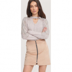 Khaki Sweter Immortal. Brązowe bez kategorii other, na zimę, xl. Za 79,99 zł.