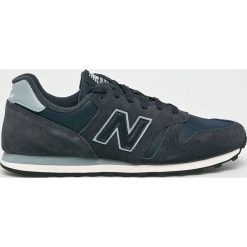 New Balance - Buty ML373NVB. Niebieskie halówki męskie marki New Balance, z gumy, na sznurówki. W wyprzedaży za 229,90 zł.