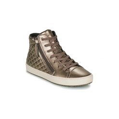 Buty Dziecko Geox J KALISPERA GIRL. Szare trampki dziewczęce Geox, bez wzorów, bez zapięcia. Za 299,00 zł.