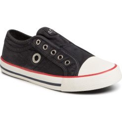 Trampki S.OLIVER - 5-24635-24 Navy 805. Niebieskie półbuty damskie S.Oliver, bez wzorów, z gumy, bez zapięcia. Za 149,00 zł.