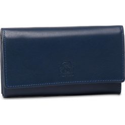 Duży Portfel Damski STEFANIA - 007D/CIE Gran Bl. Niebieskie portfele damskie Stefania, bez wzorów, ze skóry. Za 139,00 zł.