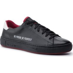 Sneakersy KAZAR - Leos 39238-01-28 Black. Czarne sneakersy męskie Kazar, na co dzień, bez wzorów, ze skóry, bez zapięcia. Za 449,00 zł.
