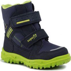 Śniegowce SUPERFIT - GORE-TEX 5-09044-81 S Blau/Grün. Niebieskie śniegowce chłopięce Superfit, bez zapięcia, gore-tex. W wyprzedaży za 229,00 zł.