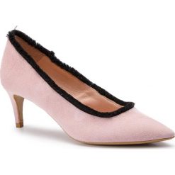 Szpilki L37 - Randez-Vous Z1 Pink. Różowe półbuty damskie L37, bez wzorów, ze skóry, bez obcasa, na obcasie, bez zapięcia. W wyprzedaży za 349,00 zł.