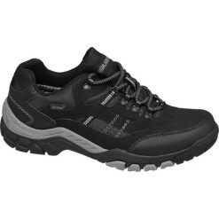 Trekkingowe buty męskie Highland Creek czarne. Czarne buty trekkingowe męskie Highland Creek, z materiału, na sznurówki. Za 119,90 zł.