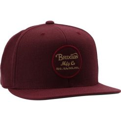 Czapki męskie: Brixton WHEELER SNAP BACK Czapka z daszkiem maroon
