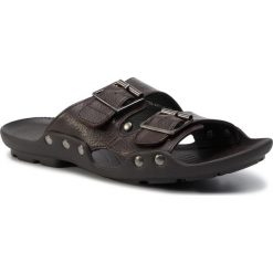 Klapki LASOCKI FOR MEN - MI07-A788-A613-02 Brown. Pomarańczowe klapki męskie Lasocki For Men, bez wzorów, ze skóry. Za 99,99 zł.