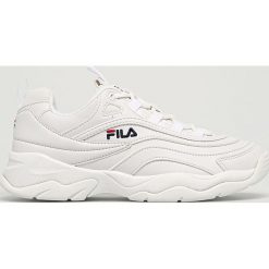 Fila - Buty Ray Low WMN. Białe buty sportowe damskie Fila, ze skóry. Za 429,90 zł.