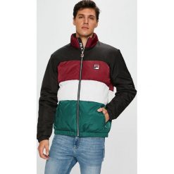 Fila - Kurtka. Czarne płaszcze męskie Fila, m, bez wzorów, z poliesteru, krótkie, bez kaptura. W wyprzedaży za 379,90 zł.