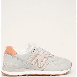 New Balance - Buty WL574SCC. Szare buty sportowe damskie New Balance, bez wzorów, z gumy, sportowe. W wyprzedaży za 299,90 zł.