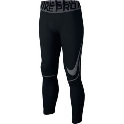 Chinosy chłopięce: Nike Spodnie juniorskie Pro Hyperwarm Tight czarne r. L (838054)
