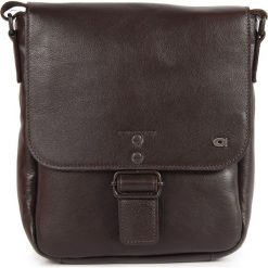 Skórzana listonoszka unisex Daag Shaker 32 brązowa. Pomarańczowe torby męskie skórzane daag, w kratkę, z poliesteru. Za 309,99 zł.