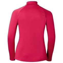 Odlo Bluza damska Midlayer 1/2 zip Snowbird różowa r. XL (222001). Czerwone bluzy sportowe damskie marki Odlo, xl. Za 175,03 zł.