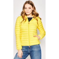 Kurtka puchowa Save The Duck D3362W GIGAX. Żółte kurtki damskie Save the duck, bez wzorów, z nylonu, bez kaptura. W wyprzedaży za 449,00 zł.