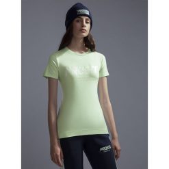 T-shirt damski 4F x PROSTO. T-shirty damskie 4f, z nadrukiem, z elastanu, bez kołnierzyka. Za 99,99 zł.