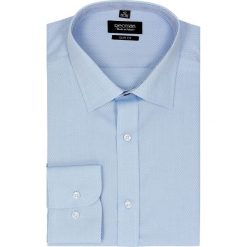 Koszula bexley 2295 długi rękaw slim fit niebieski. Niebieskie koszule męskie Recman, m, bez wzorów, z bawełny, eleganckie, z klasycznym kołnierzykiem, z długim rękawem. Za 89,99 zł.