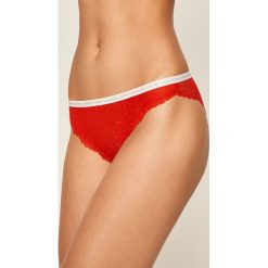 Calvin Klein Underwear - Brazyliany Ck One. Czerwone majtki damskie Calvin Klein Underwear, l, z elastanu. W wyprzedaży za 119,90 zł.
