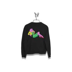 Bluza Princess Carolyn Męska. Czarne bluzy damskie Failfake, s, bez wzorów, bez kołnierzyka, bez rękawów, bez kaptura. Za 170,00 zł.