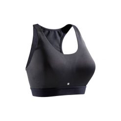 Stanik fitness cardio 500. Czarne biustonosze sportowe DOMYOS. Za 49,99 zł.