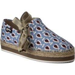 Espadryle JIL SANDER NAVY - JN28100 Blue/Grey/Tubellino 705. Niebieskie espadryle damskie marki Jil Sander Navy, z materiału. W wyprzedaży za 429,00 zł.