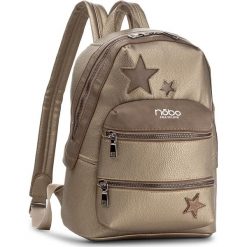Plecak NOBO - NBAG-D4040-C023 Złoty. Żółte plecaki damskie Nobo, ze skóry ekologicznej. W wyprzedaży za 139,00 zł.