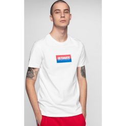 T-shirt męski TSM231 - biały. Białe koszulki męskie xl. W wyprzedaży za 24,99 zł.