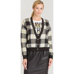SWETER Liu Jo. Szare swetry damskie Liu Jo, s, z aplikacjami, z dzianiny, bez rękawów, bez kaptura. Za 899,00 zł.