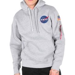ALPHA INDUSTRIES SPACE SHUTTLE > 17831717. Bluzy męskie Alpha Industries, xxl, bez wzorów, z bawełny, street, z kapturem, bez rękawów, bez kaptura. W wyprzedaży za 299,99 zł.