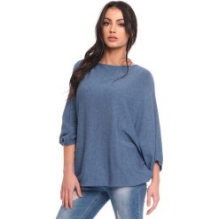 Sweter "Ness" w kolorze niebieskim. Niebieskie swetry damskie Scarlet Jones, s, bez wzorów, bez rękawów, bez kaptura. W wyprzedaży za 152,95 zł.