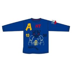 Carodel Koszulka Chłopięca Tygrys 98 Niebieska. Niebieskie t-shirty chłopięce marki Carodel, z napisami, z bawełny, bez rękawów. Za 29,00 zł.