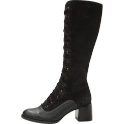 Buty zimowe damskie: Chie Mihara ODUBI Kozaki sznurowane black