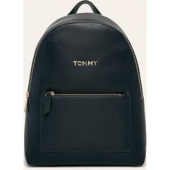 Tommy Hilfiger - Plecak. Niebieskie plecaki damskie TOMMY HILFIGER, bez wzorów, ze skóry ekologicznej. Za 649,90 zł.