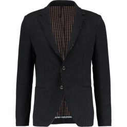 Marynarki męskie slim fit: Sisley Marynarka dark grey