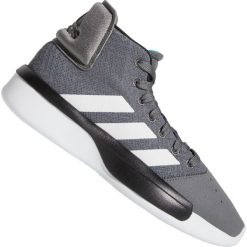 Buty adidas Pro Adversary 2019 M BB9190. Szare buty zimowe sportowe męskie Adidas, bez zapięcia. W wyprzedaży za 309,00 zł.