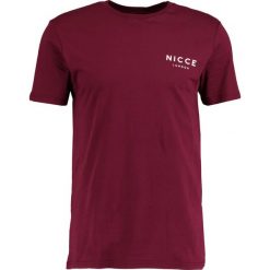 T-shirty męskie: Nicce CHEST LOGO Tshirt z nadrukiem burg