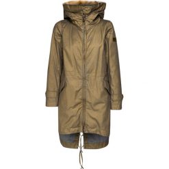 Parka PEUTEREY UZUMATI MRL 01 SEMIFUR. Zielone kurtki damskie Peuterey, bez wzorów, z bawełny, eleganckie, bez kaptura. Za 4230,00 zł.
