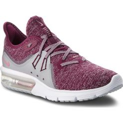 Buty NIKE - Air Max Sequent 3 908993 606 Bordeaux/Elemental Pink. Czerwone buty sportowe damskie Nike, bez wzorów, ze skóry ekologicznej, sportowe, do biegania, nike air max. W wyprzedaży za 339,00 zł.