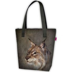 Torebka "Viva" ze wzorem - (S)34 x (W)38 x (G)9 cm. Torebki klasyczne damskie Bertoni, z tkaniny. W wyprzedaży za 69,95 zł.