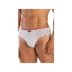 LAMA - slipy męskie M-819GP - 2 sztuki. Szare slipy męskie Lama, m, z bawełny. Za 39,00 zł.