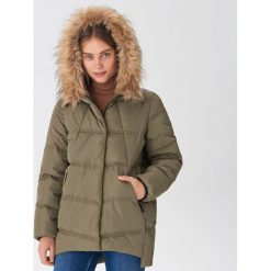 Kurtka typu kokon - Khaki. Brązowe kurtki damskie House, xl, bez wzorów, bez kaptura. Za 199,99 zł.