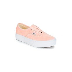 Buty Vans AUTHENTIC PLATFORM 2.0. Różowe trampki i tenisówki damskie Vans, bez wzorów, bez zapięcia. Za 287,20 zł.
