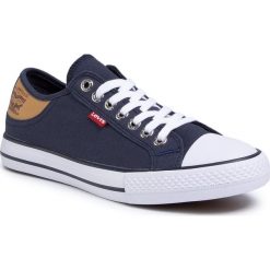 Trampki LEVI'S - 223001-733-17 Navy Blue. Niebieskie półbuty męskie na co dzień, bez wzorów, z gumy, bez zapięcia. Za 179,00 zł.