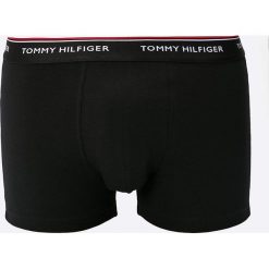 Tommy Hilfiger - Bokserki Stretch Trunk (3-Pack). Niebieskie bokserki męskie TOMMY HILFIGER, bez wzorów, z elastanu. Za 179,90 zł.