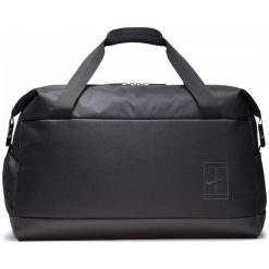 Nike Torba Tenisowa Nikecourt Advantage Tennis Duffel Bag Black Anthracite. Czarne torby podróżne marki Nike, bez wzorów, sportowe. W wyprzedaży za 209,00 zł.