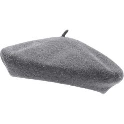 Beret bonprix szary. Szare rękawiczki damskie bonprix, bez wzorów. Za 54,99 zł.