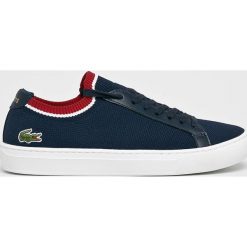 Lacoste - Buty La Piquee. Niebieskie buty sportowe męskie marki Lacoste, z gumy, na sznurówki. Za 499,90 zł.
