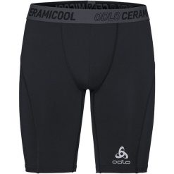 Spodenki i szorty męskie: Odlo Spodenki rowerowe męskie Shorts Ceramicool Pro czarne r. L (360372)