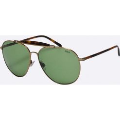 Polo Ralph Lauren - Okulary. Żółte okulary przeciwsłoneczne damskie marki Polo Ralph Lauren. W wyprzedaży za 449,90 zł.