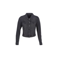 Kurtki jeansowe Vero Moda VMDANGER. Czarne kurtki damskie Vero Moda, l, bez wzorów, z jeansu, bez kaptura. Za 103,20 zł.