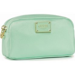 Kosmetyczka GUESS - Bahia Accessories PWBAHI P0273 MNT. Zielone kosmetyczki męskie Guess, z aplikacjami, ze skóry ekologicznej. W wyprzedaży za 149,00 zł.